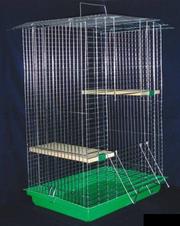 Клетка для шиншил или белок h86х56х42см с фальш дном