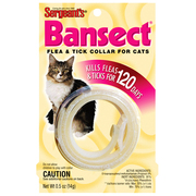 Sergeants БАНСЕКТ (Bansect) ошейник от блох и клещей для кошек.