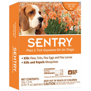 SENTRY (Сентри) капли от блох,  клещей и комаров для собак