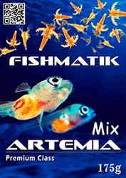 Смесь соли и яиц артемии Fishmatik Premium class 175 г