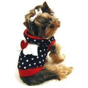 Одежда для собак MonkeyDaze Ангел, черная кенгурушка для собак