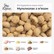 Екструдована еко каша-корм від виробника для собак середніх та великих