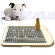 собачий туалет со столбиком